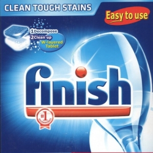 Viên rửa chén bát Finish Easy to use hộp 180 viên dạng tiết kiệm 5g/1 viên