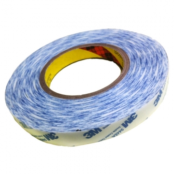 Băng keo 2 mặt 3M™ Double Coated Tissue Tape 9448A 15mmx50m Trắng phối xanh