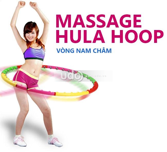 Vòng lắc hoạt tính  Massage giảm eo Diet Cushion Hula - Hoop