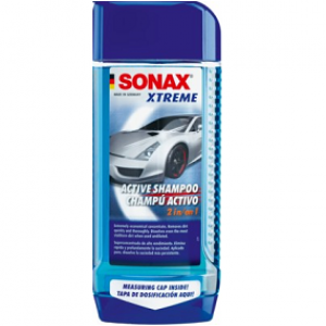 Nước rửa xe ô tô Sonax Dòng Sonax Xtreme 214200 Siêu tiết kiêm Active Shampoo 2 in 1 Dung tích 500 ml