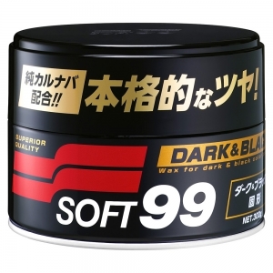 Sáp đánh bóng bảo vệ sơn xe Dark & Black Wax 300g Soft99